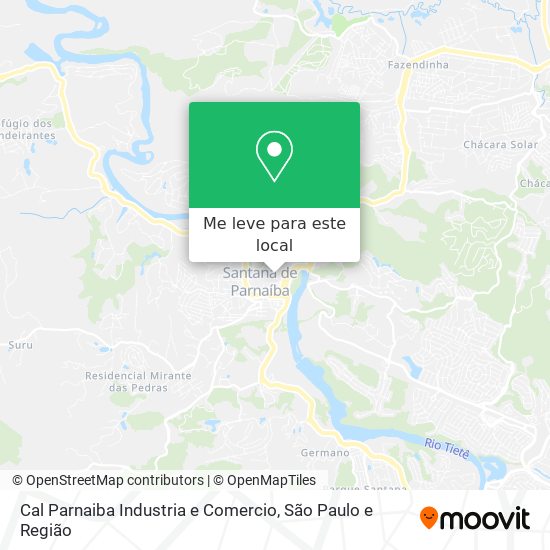 Cal Parnaiba Industria e Comercio mapa
