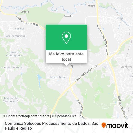 Comunica Solucoes Processamento de Dados mapa