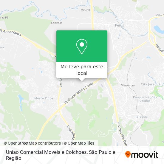 Uniao Comercial Moveis e Colchoes mapa