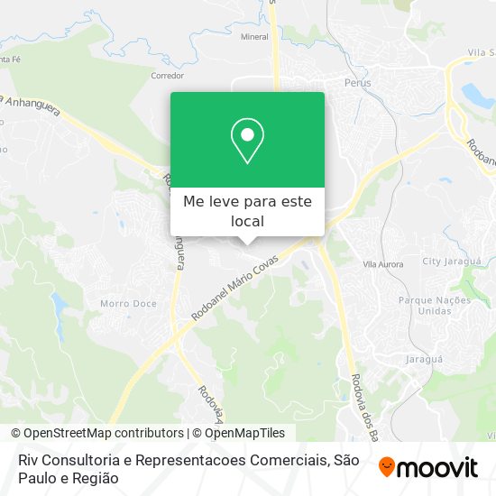 Riv Consultoria e Representacoes Comerciais mapa