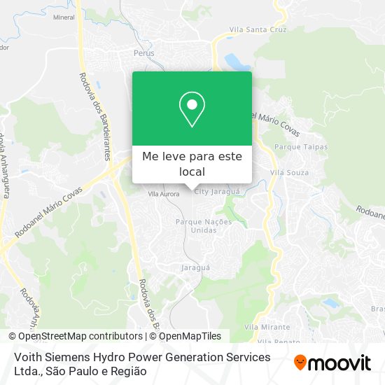 Voith Siemens Hydro Power Generation Services Ltda. mapa