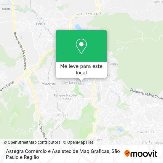Astegra Comercio e Assistec de Maq Graficas mapa