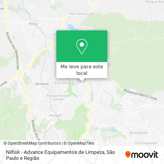Nilfisk - Advance Equipamentos de Limpeza mapa
