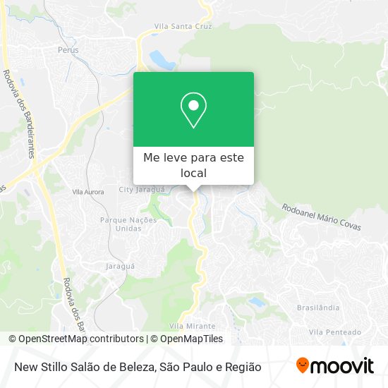 New Stillo Salão de Beleza mapa