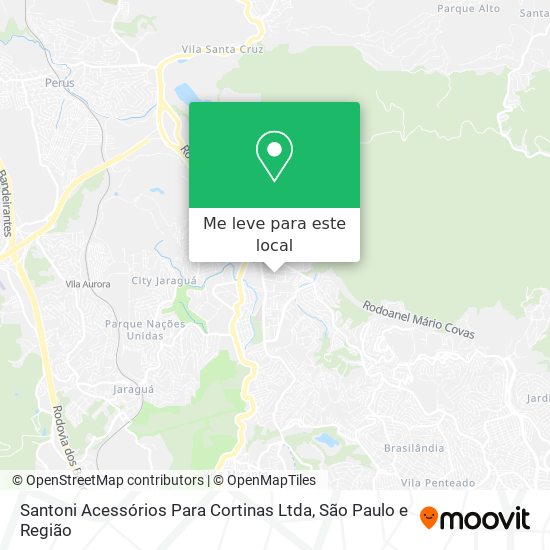 Santoni Acessórios Para Cortinas Ltda mapa