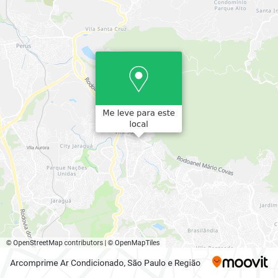 Arcomprime Ar Condicionado mapa