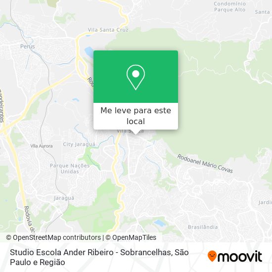 Studio Escola Ander Ribeiro - Sobrancelhas mapa