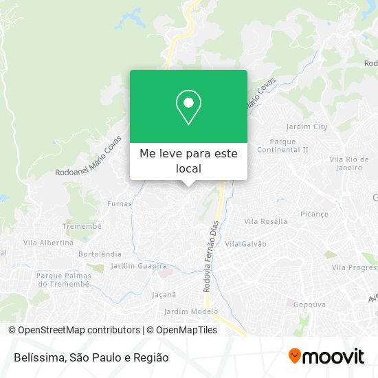 Belíssima mapa