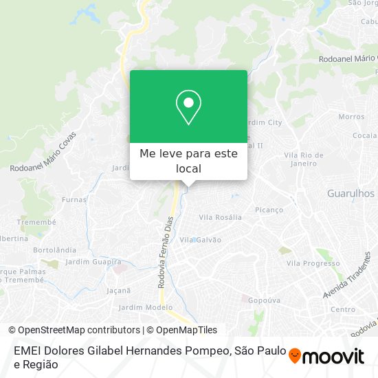 EMEI Dolores Gilabel Hernandes Pompeo mapa