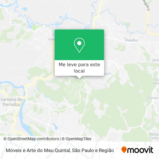 Móveis e Arte do Meu Quintal mapa