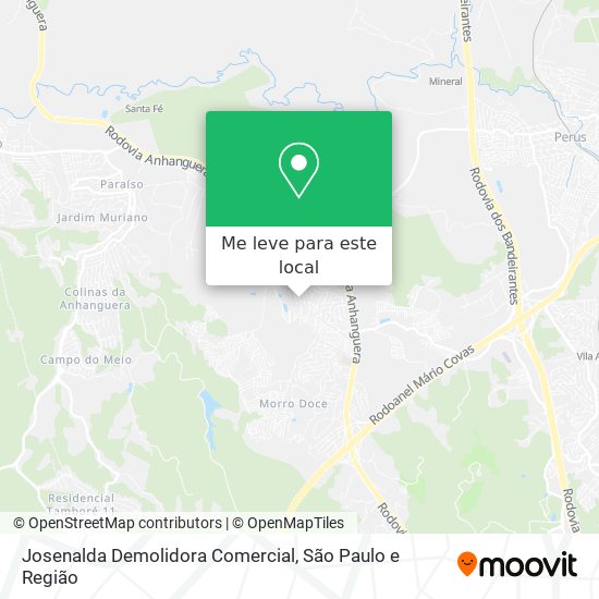 Josenalda Demolidora Comercial mapa