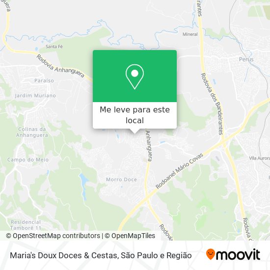 Maria's Doux Doces & Cestas mapa
