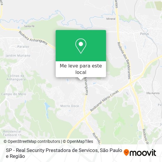 SP - Real Security Prestadora de Servicos mapa