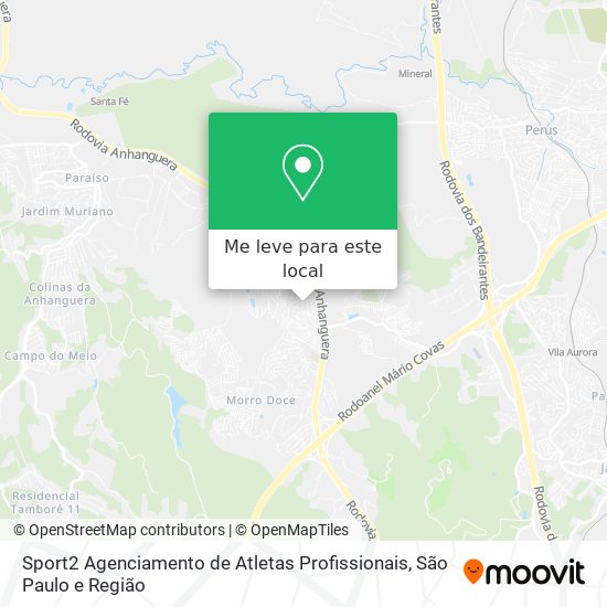 Sport2 Agenciamento de Atletas Profissionais mapa