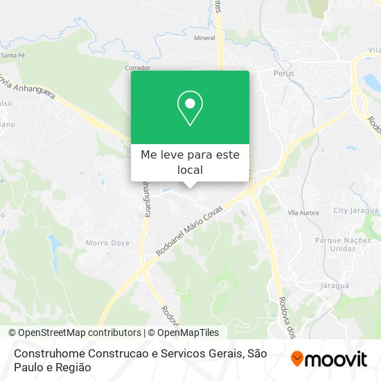 Construhome Construcao e Servicos Gerais mapa