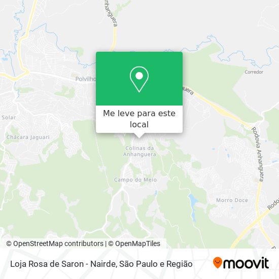 Loja Rosa de Saron - Nairde mapa