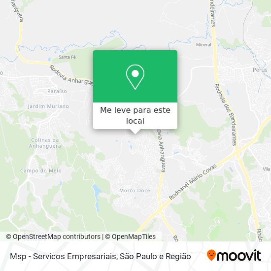 Msp - Servicos Empresariais mapa