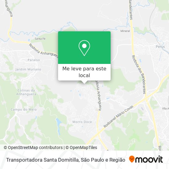 Transportadora Santa Domitilla mapa