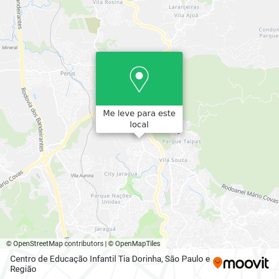 Centro de Educação Infantil Tia Dorinha mapa