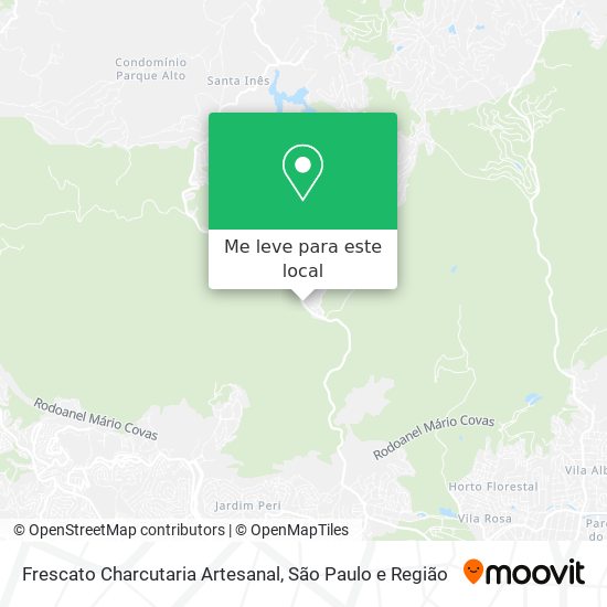 Frescato Charcutaria Artesanal mapa
