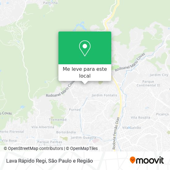 Lava Rápido Regi mapa