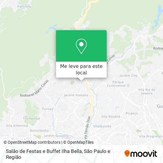 Salão de Festas e Buffet Ilha Bella mapa