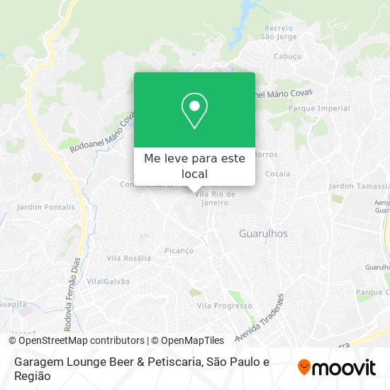Garagem Lounge Beer & Petiscaria mapa
