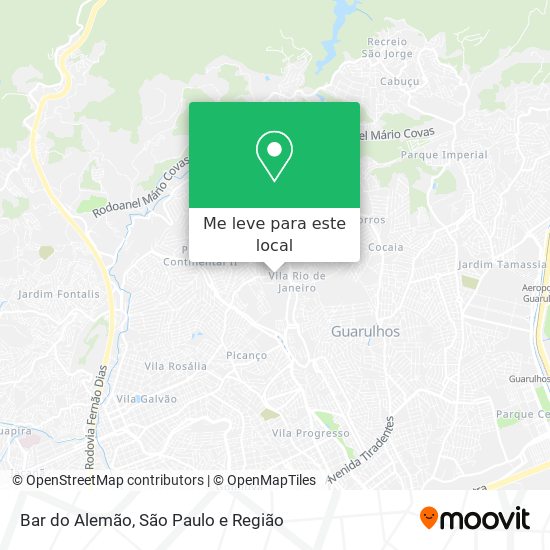 Bar do Alemão mapa