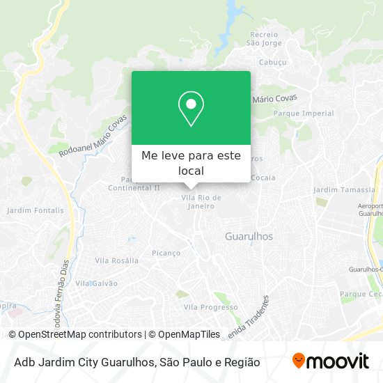 Adb Jardim City Guarulhos mapa
