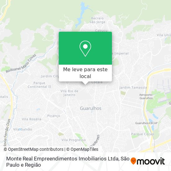 Monte Real Empreendimentos Imobiliarios Ltda mapa