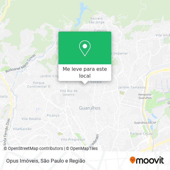 Opus Imóveis mapa