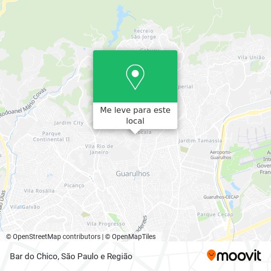 Bar do Chico mapa