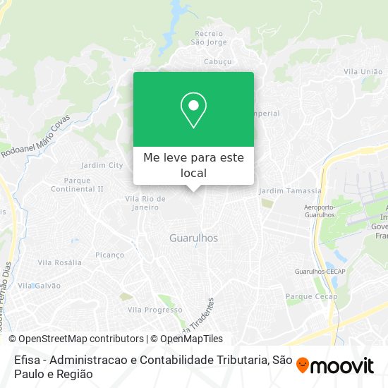 Efisa - Administracao e Contabilidade Tributaria mapa