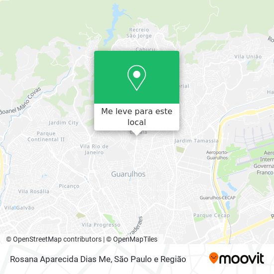 Rosana Aparecida Dias Me mapa