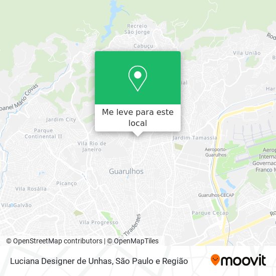 Luciana Designer de Unhas mapa