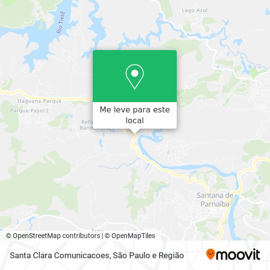 Santa Clara Comunicacoes mapa