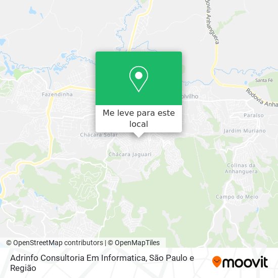 Adrinfo Consultoria Em Informatica mapa