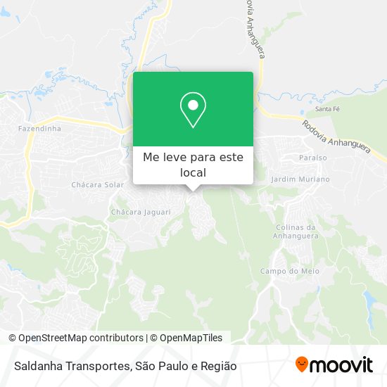 Saldanha Transportes mapa