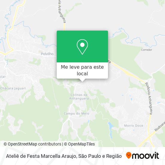 Ateliê de Festa Marcella Araujo mapa