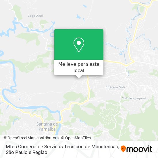 Mtec Comercio e Servicos Tecnicos de Manutencao mapa
