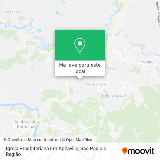 Igreja Presbiteriana Em Aphaville mapa