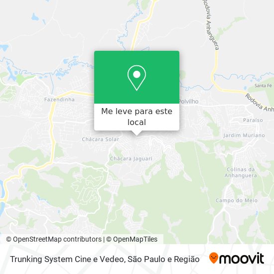 Trunking System Cine e Vedeo mapa