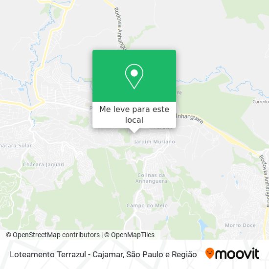 Loteamento Terrazul - Cajamar mapa