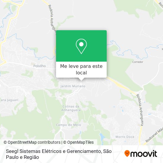 Seegl Sistemas Elétricos e Gerenciamento mapa