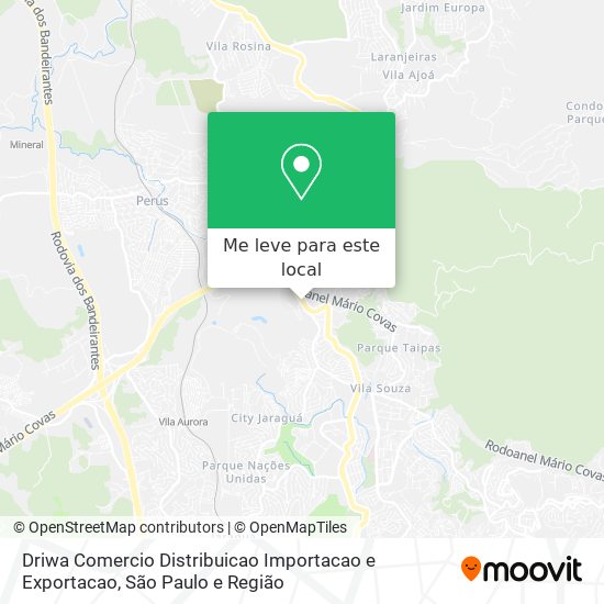 Driwa Comercio Distribuicao Importacao e Exportacao mapa