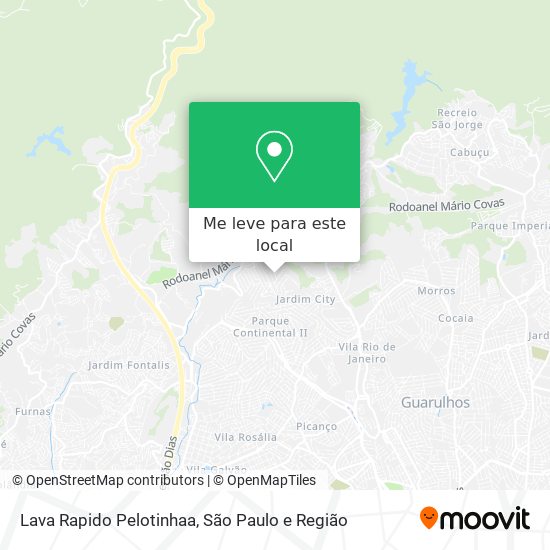 Lava Rapido Pelotinhaa mapa