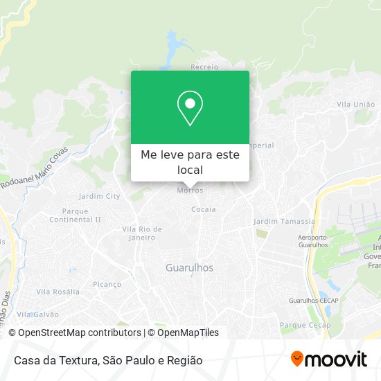 Casa da Textura mapa