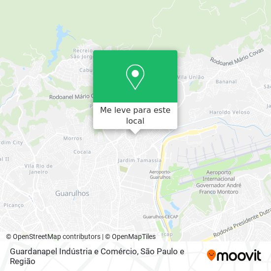 Guardanapel Indústria e Comércio mapa
