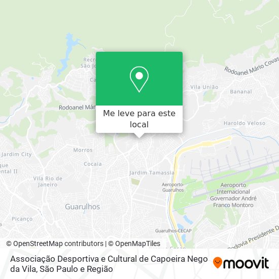 Associação Desportiva e Cultural de Capoeira Nego da Vila mapa