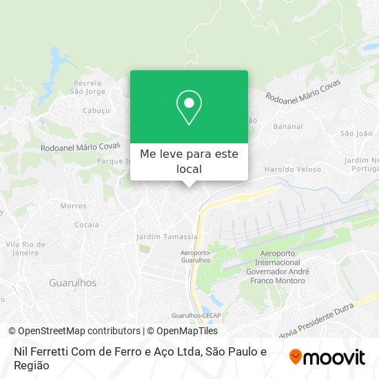 Nil Ferretti Com de Ferro e Aço Ltda mapa